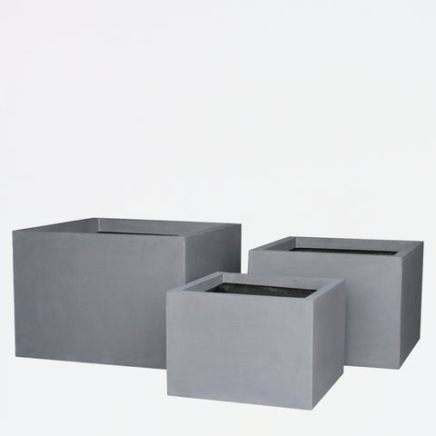 Pot Square Fiberstone Jumbo