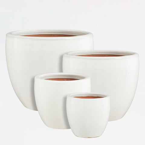 Pot Ipala Round Clay White