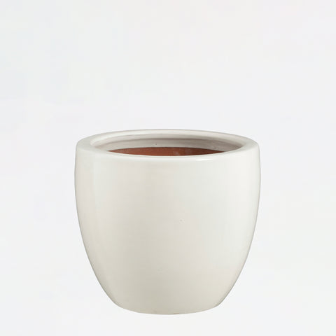 Pot Ipala Round Clay White