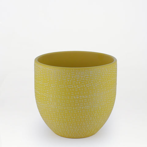 Sunburst Textured Terracotta Pot