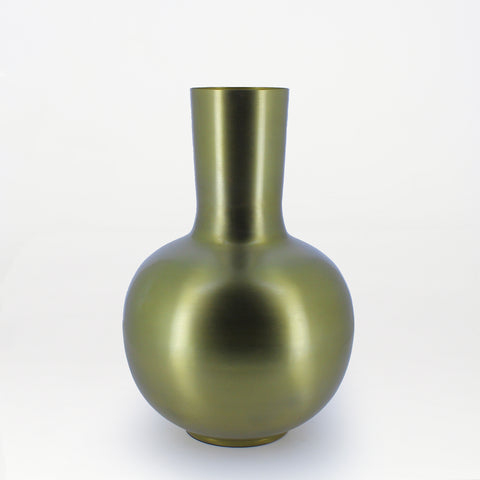 Golden Aura Metal Vase