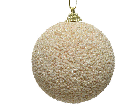 Frosted Pearl Sparkle Ornament