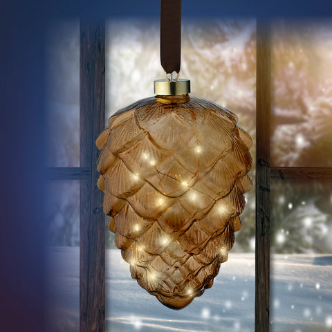 Winter Pine Glow Ornament