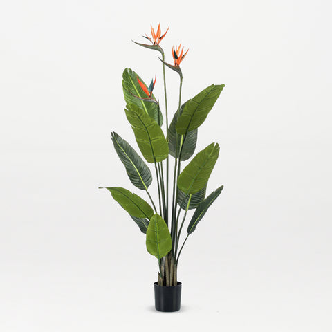 Artificial Strelitzia with Flowers