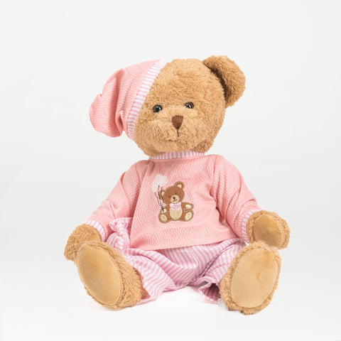Bear in Pink Pyjamas with Cushion