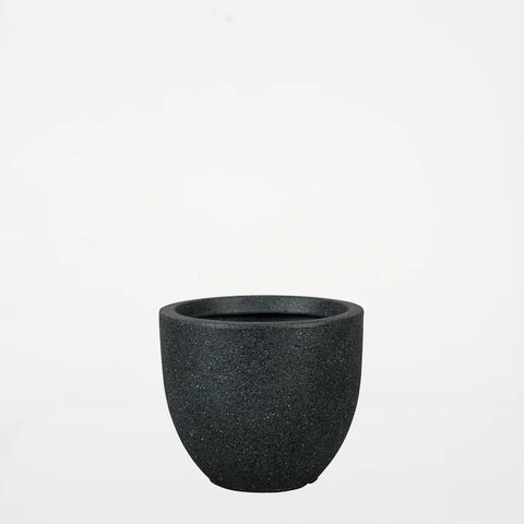 Black Cement Pot