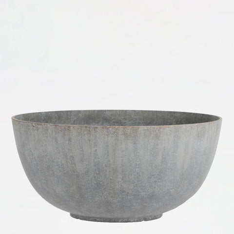 Bowl Bravo Round Plastic Grey