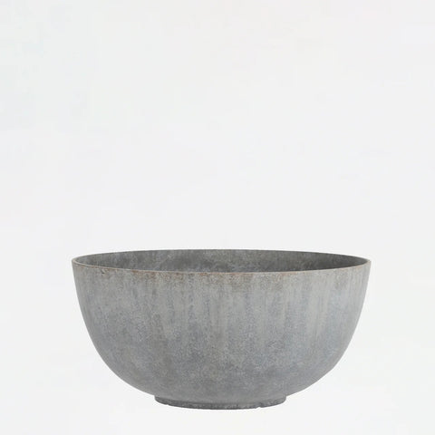 Bowl Bravo Round Plastic Grey