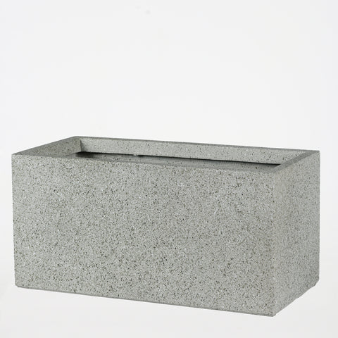 Rectangular Cement Pot - Grey