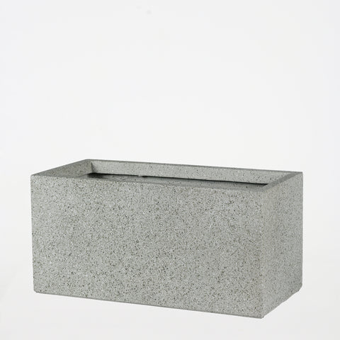 Rectangular Cement Pot - Grey