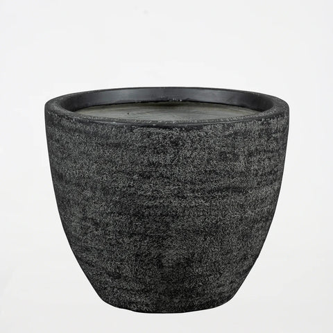 Dark Grey Cement Pot