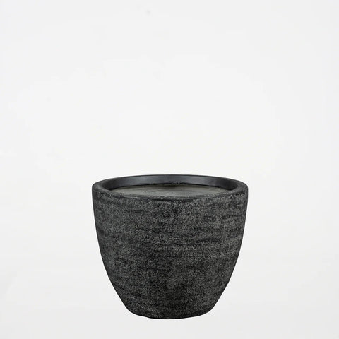 Dark Grey Cement Pot