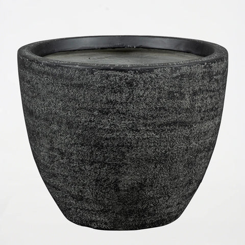 Dark Grey Cement Pot