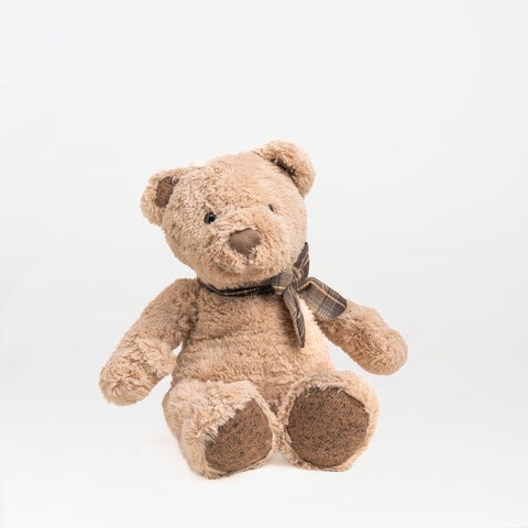 Teddy Bear W/Ribbon Brown