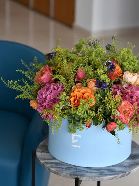 Elegant Flowers in a Box