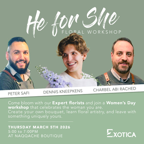 He for She Floral Workshop