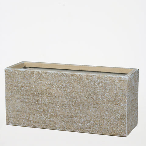 Rectangular Planter Pot - Light Brown