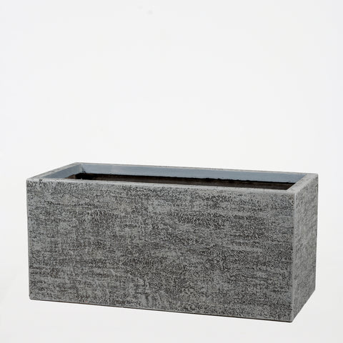 grey rectangular plant pots Rectangular Planter Pot