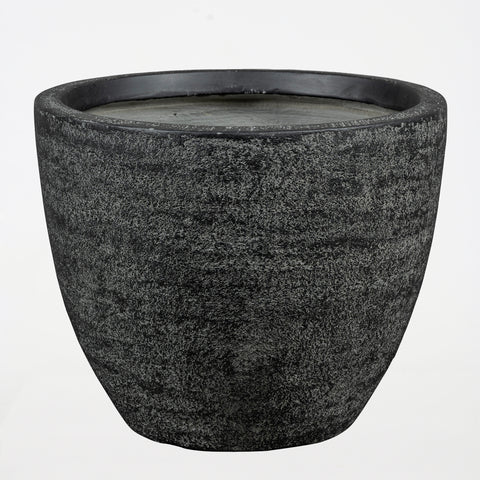 Dark Grey Cement Pot