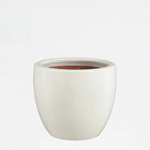 Pot Ipala Round Clay White