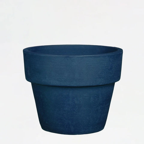 Pot Tunis Conical Terracotta Blue