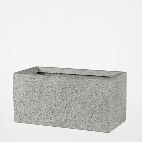 Rectangular Cement Pot - Grey