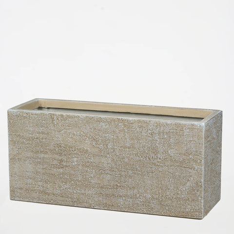 Rectangular Planter Pot - Light Brown