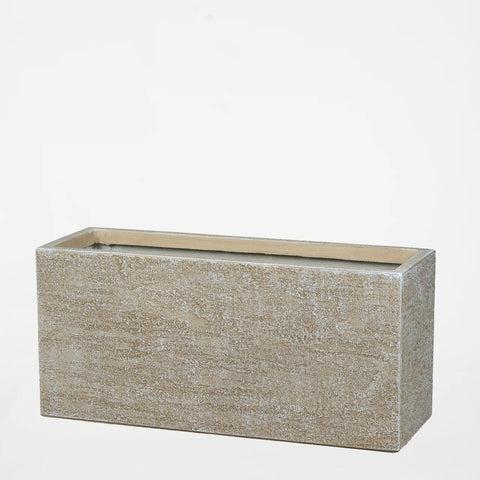 Rectangular Planter Pot - Light Brown