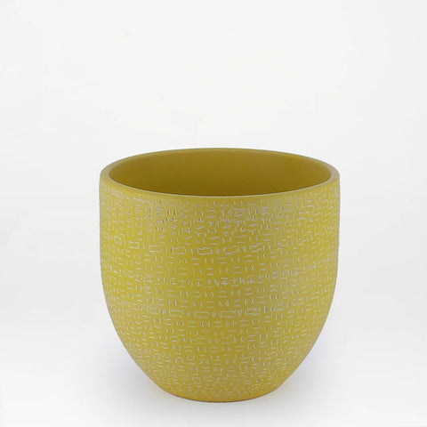 Sunburst Textured Terracotta Pot