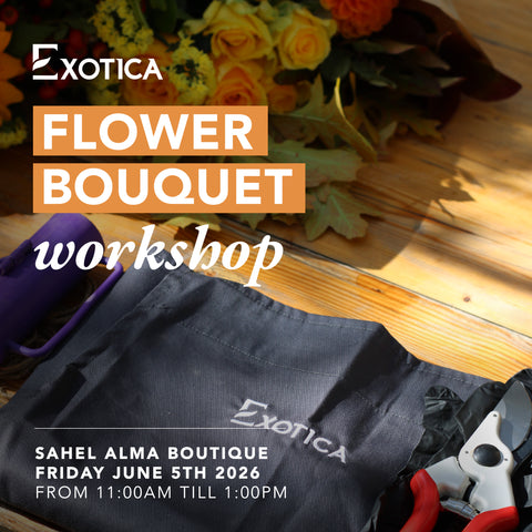 Flower Bouquet Workshop - Sahel Alma