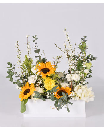 Mixed Flowers in a Box